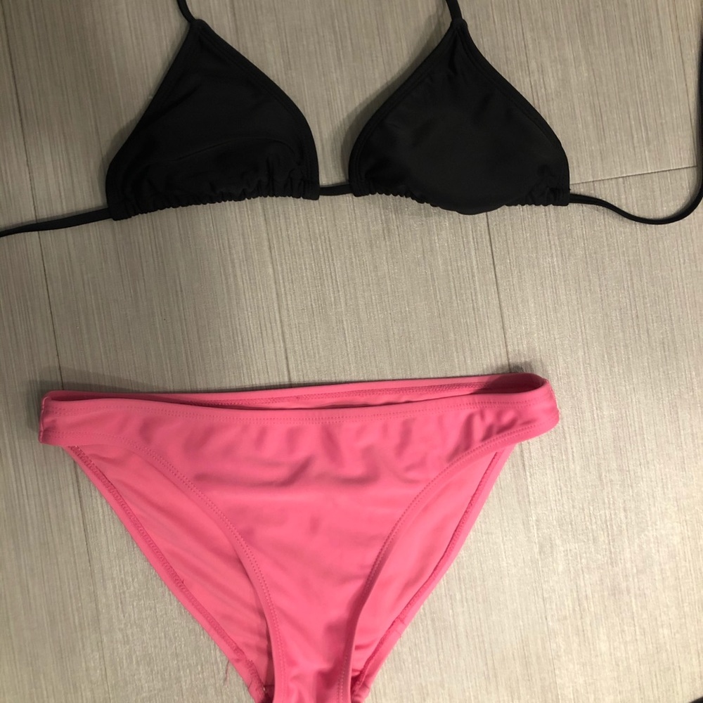 Black & Pink Bikini